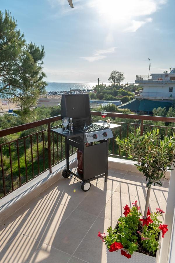 Dimi Seafront Apartment By Rentals Pro Services - Nea Moudhania Exteriör bild
